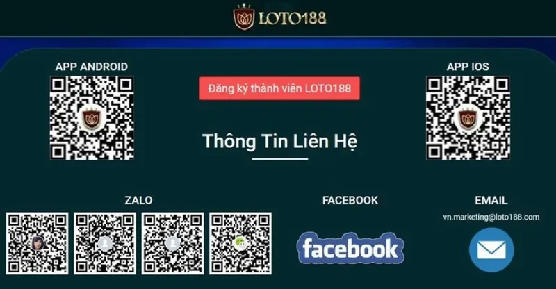 Kinh nghiệm Liên hệ Loto188 được hỗ trợ nhanh nhất 