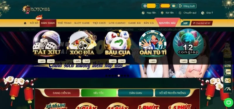 Các quy định trong 12 con giáp 1 phút Loto188