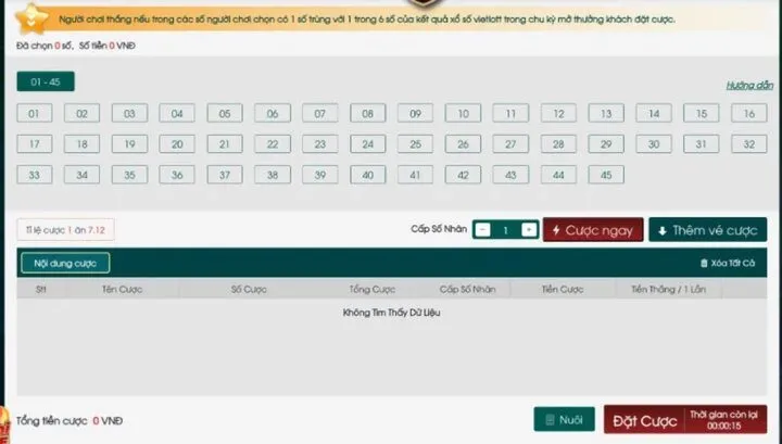 Mega 6/45 1 Giây Loto188 là gì?