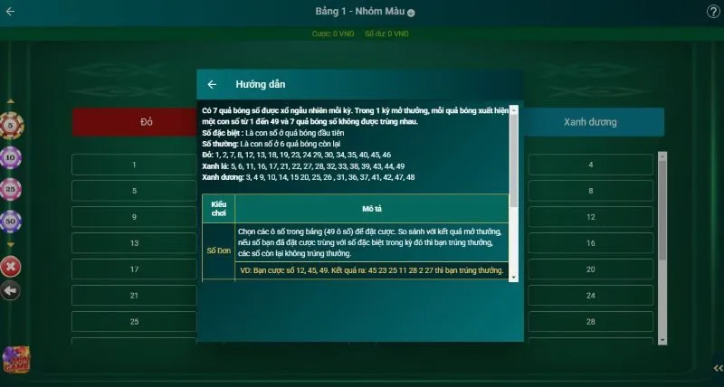Các loại bảng cược của 12 con giáp 1 giây Loto188