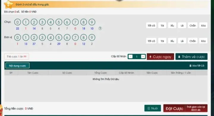 Hướng dẫn cách tham gia Xổ số live 2 phút