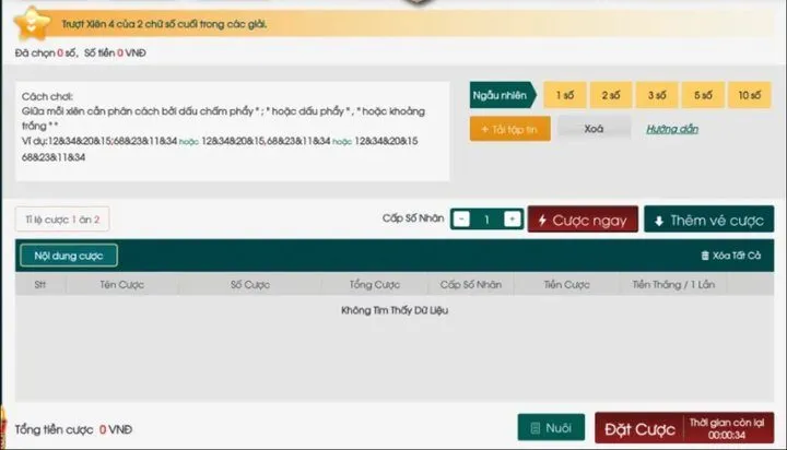 Cách chơi xổ số nhanh Loto188