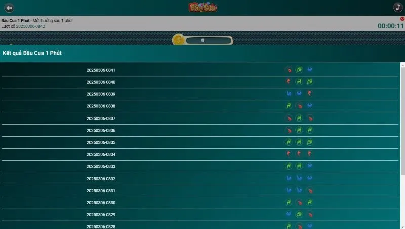 Mẹo giúp luôn chiến thắng trong Bầu Cua 1 phút Loto188