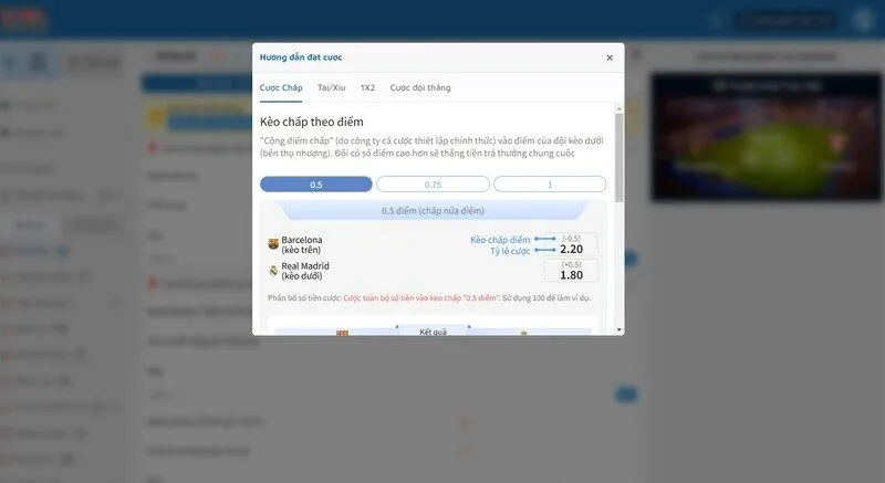 Hướng dẫn tham gia cá cược tại IBC Sport Loto188