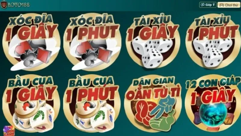 Quy định của Bầu cua 1 giây Loto188