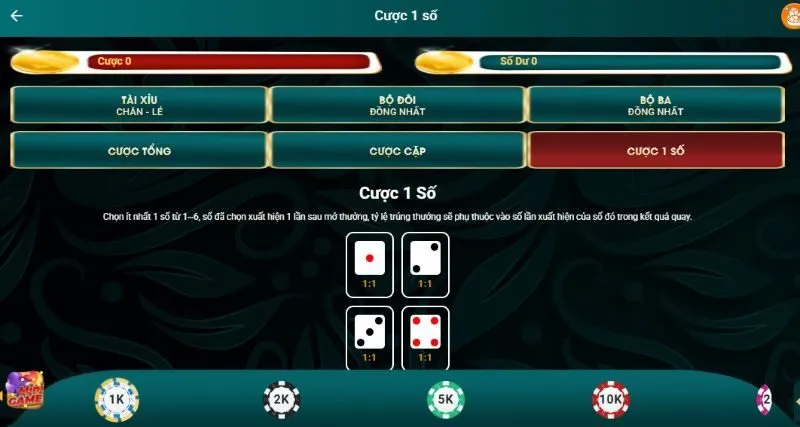 Hướng dẫn cách tham gia Tài xỉu 1 giây Loto188