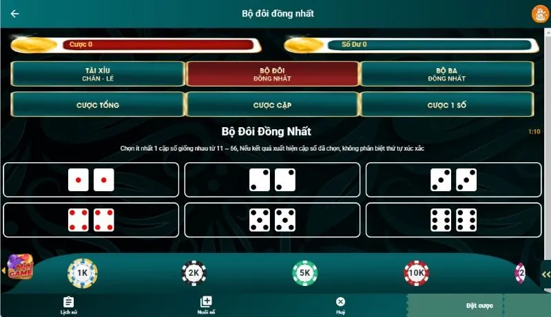 Các công thức đánh Tài xỉu 1 giây Loto188 dễ thắng